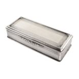 Georgian silver snuff box.