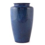 Ruskin mottled blue vase