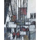 Constance Taylor, "Salford Docks", mixed media.