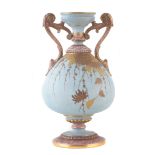 Grainger's Worcester twin handled vase,