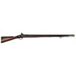 P39 percussion musket by Lacy and Co. .750 calibre, sighted barrel, fitted with standard brass