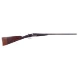 John Wilkes 20 bore side by side shotgun, serial number 10256, 26" barrels with 79 Beam Street,