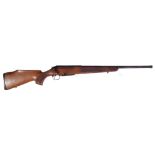 Tikka M690 6.5 x 55 bolt action rifle, serial number 878028, chequered stock with rosewood end