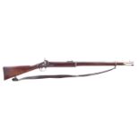 Enfield pattern 1856 Percussion Sergeant's two band .577 rifle, with tower 1858 dated lock, no