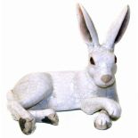 John Hine Raku pottery Hare We are unable to do condition reports on our Interiors Sale