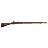 James Aston Hythe percussion P53 pattern .577 rifle, with three grove rifling, and standard