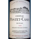 Chateau Pontet Canet, Pauillac, 1995, 4 bottles. To bid on this timed auction please visit www.