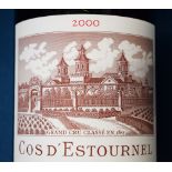 Chateau Cos D'Estournel, 2000, 4 magnums. To bid on this timed auction please visit www.