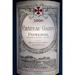 Chateau Gazin Pomerol, 2000, 4 magnums. To bid on this timed auction please visit www.peterwilson.