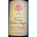 Chateau Phelan-Segur, Saint-Estephe, 1995, 4 bottles. To bid on this timed auction please visit