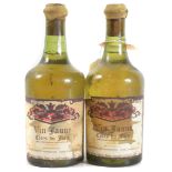 Vin Jaune Côtes du Jura Estate BADOZ (wax capsule), two bottles (2). To bid on this timed auction