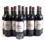 Chateau Beychevelle, St. Julien, 1989, twelve bottles. To bid on this timed auction please visit