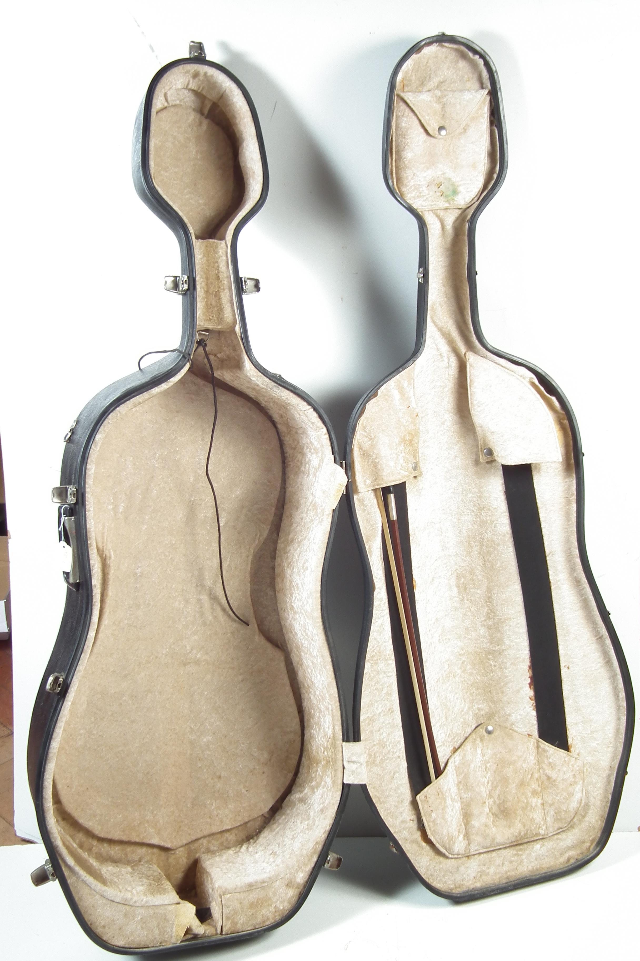 Boosey and Hawkes Golden Strad Cello with bow and case - Image 2 of 14