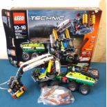 Lego Technic (42080) Forest machine complete with box. Condition reports are not available for our
