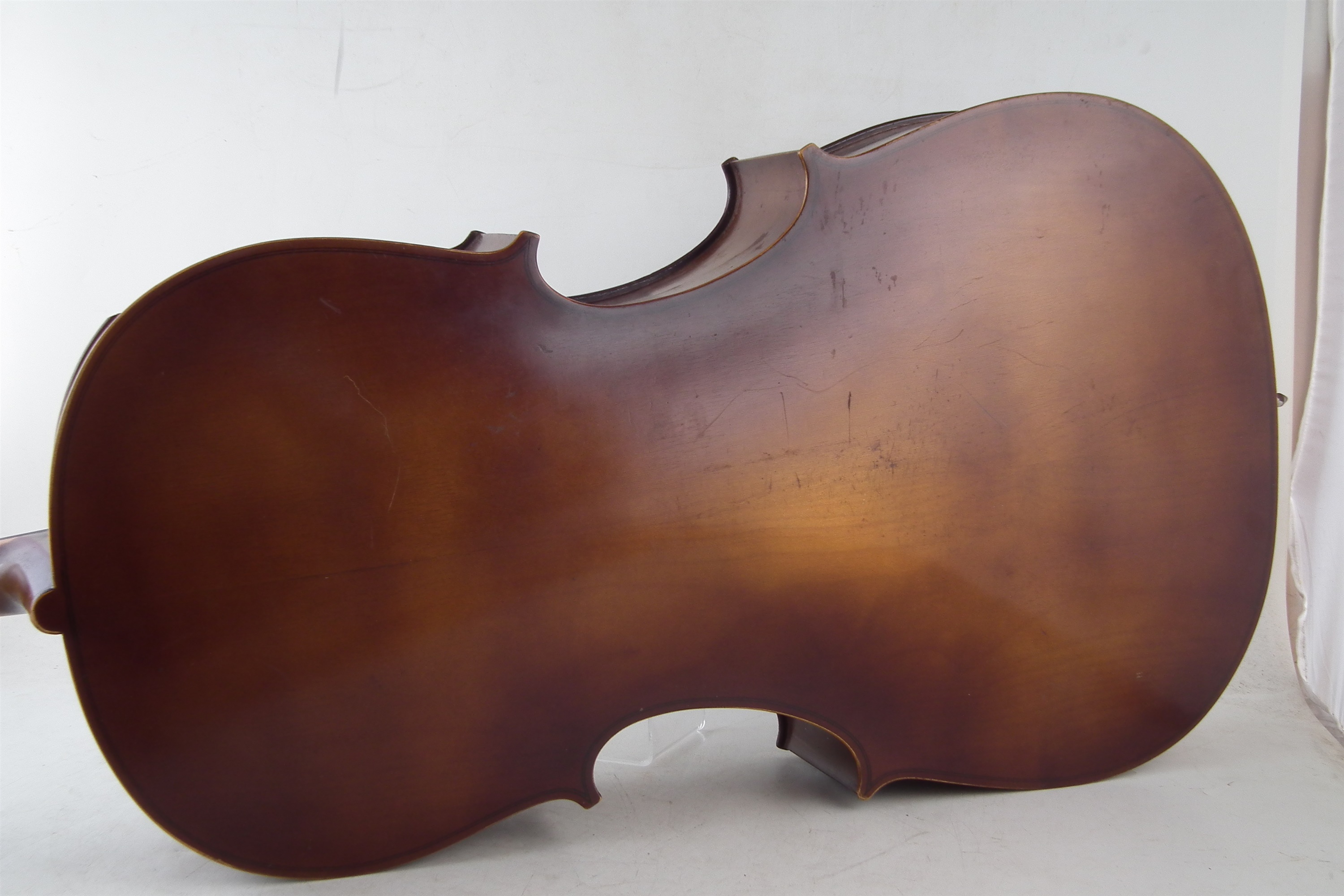 Boosey and Hawkes Golden Strad Cello with bow and case - Image 8 of 14