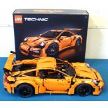 Lego Technic Porsche 911 GT3 R5 (42056) complete with box. Condition reports are not available for