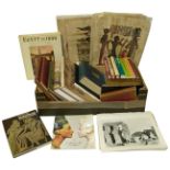 Quantity of books on Ancient Egypt and Egyptology, together with a selection of old photographs of