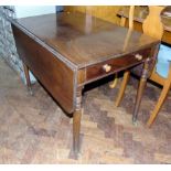 Mid 19th century mahogany Pembroke table. Condition reports are not available for our Interiors
