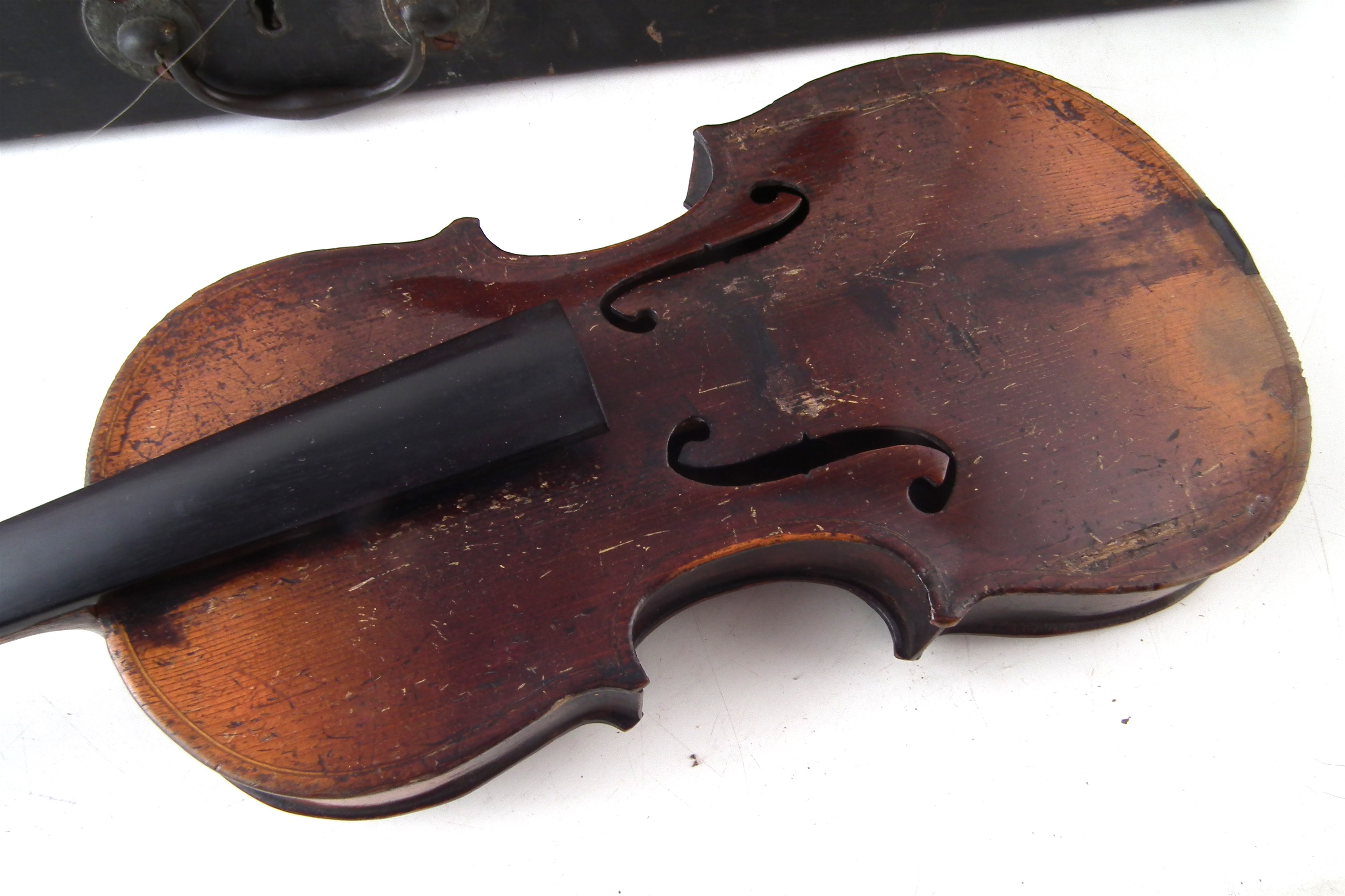 Late 19th century Violin, - Image 5 of 10