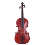 3/4 Size violin in case with bow