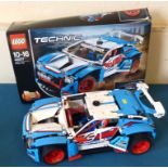 Lego Technic Rally car (42077) complete with box. Condition reports are not available for our