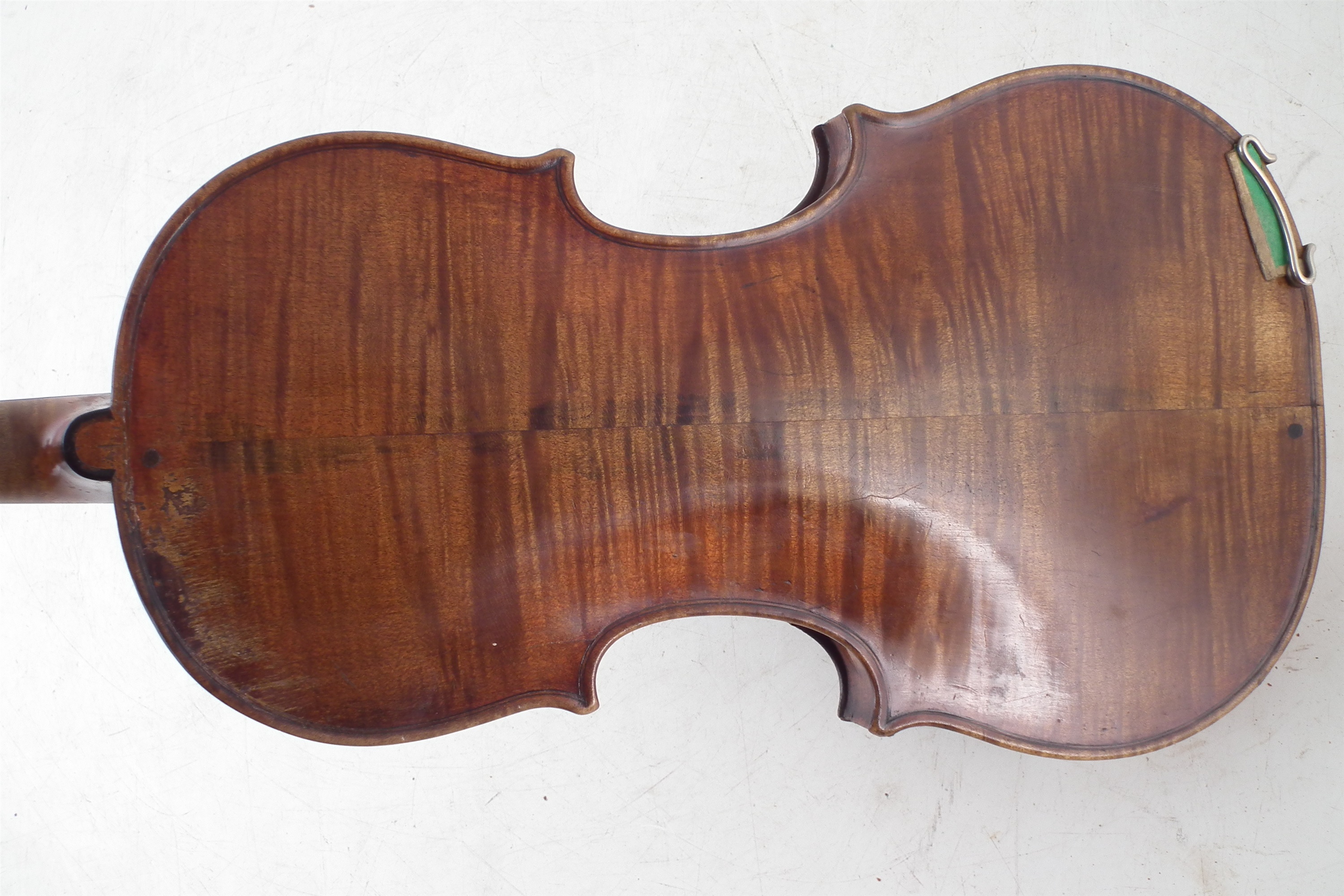 German violin with three bows and a case - Image 10 of 20