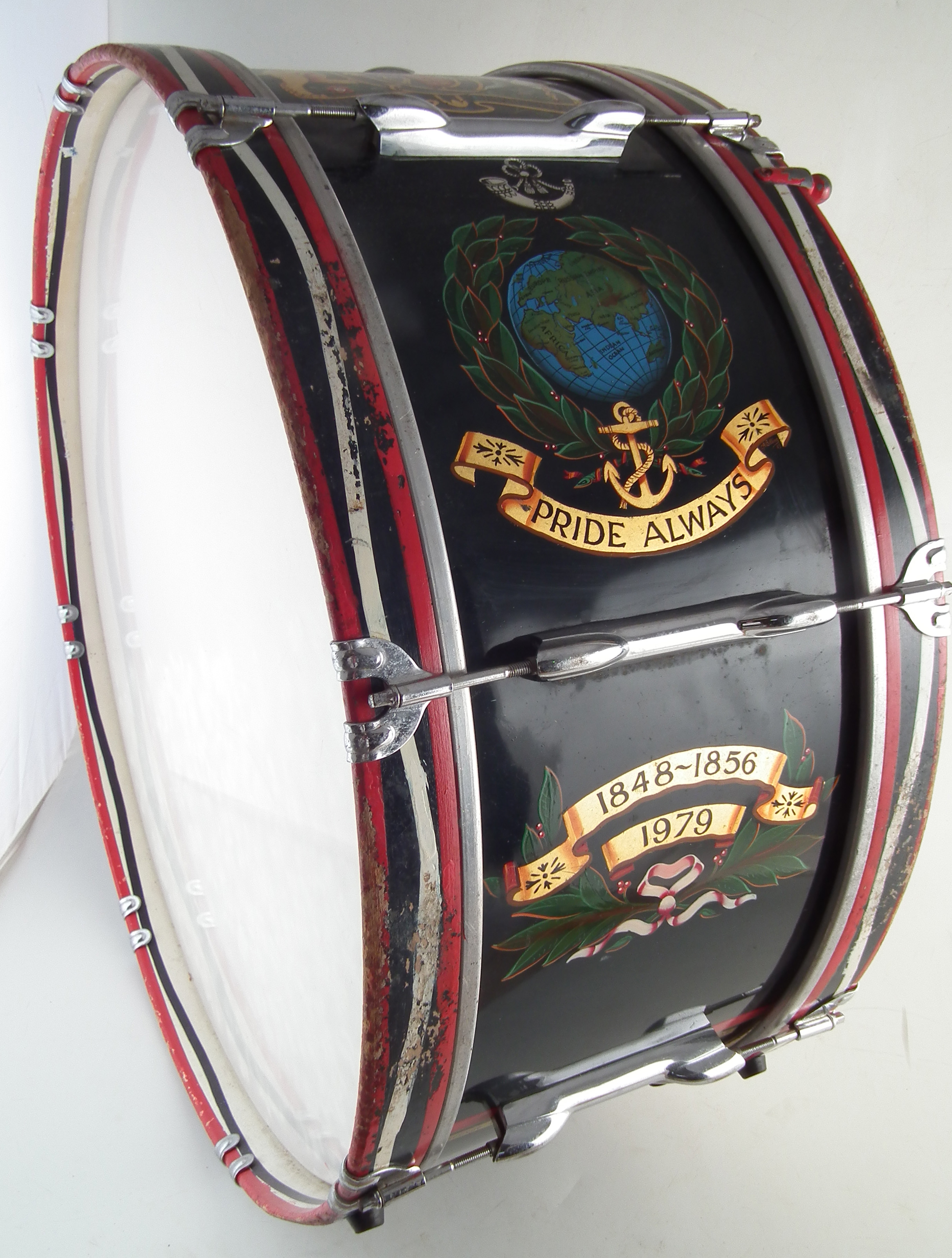 Premier Royal Marine Light Infantry Cadets Bass drum, - Image 4 of 8
