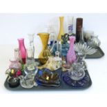 Collection of English studio glass by Caithness, Dartington, Whitefriars and other makers