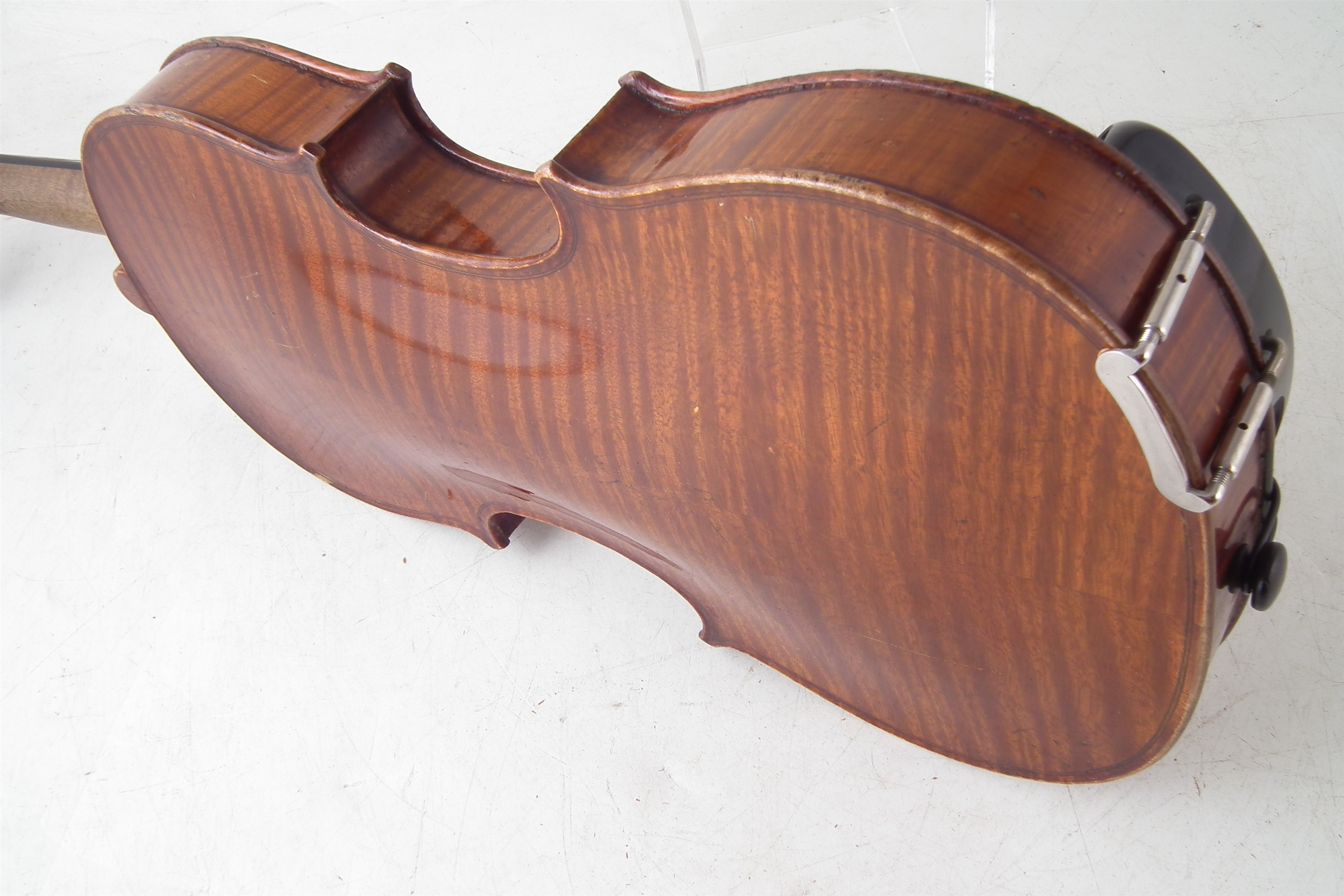 Schmidt violin with NS bow and case. - Image 6 of 15