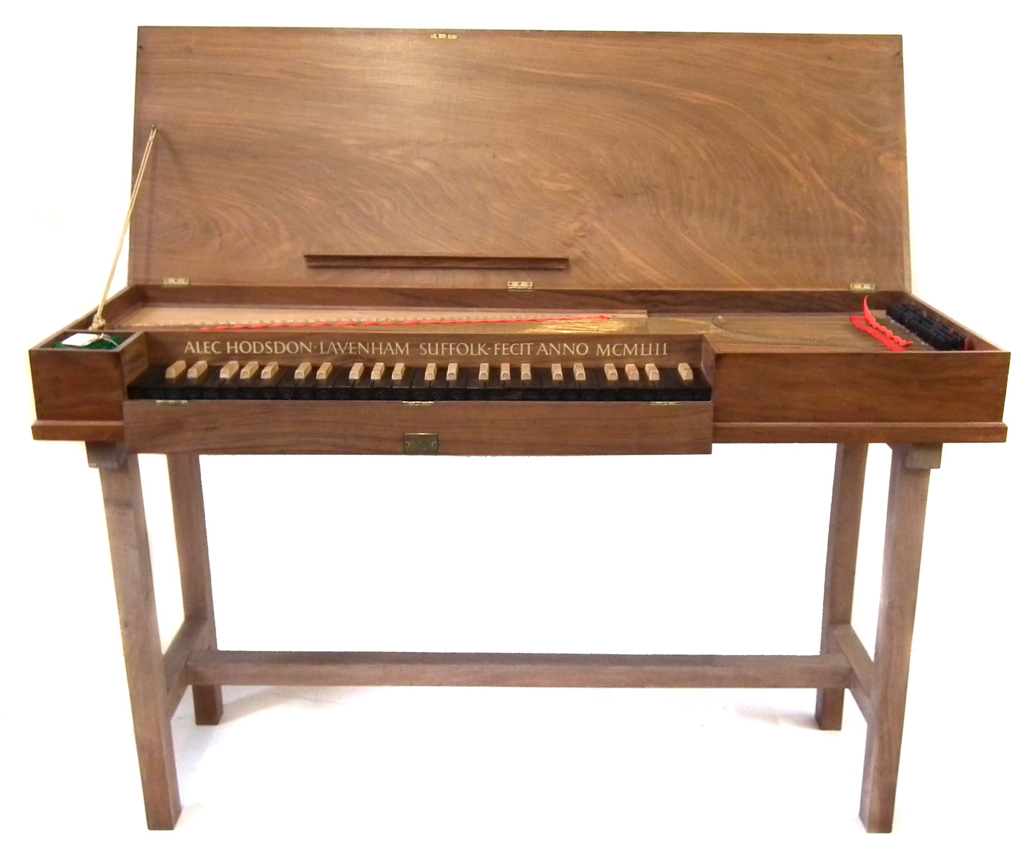 Modern unfretted Clavichord by Alec Hodsdon 1953,