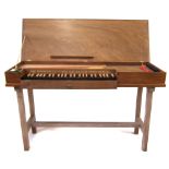 Modern unfretted Clavichord by Alec Hodsdon 1953,