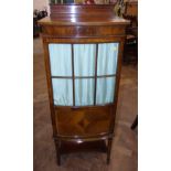 Edwardian mahogany glazed sheet music stand. Condition reports are not available for our Interiors