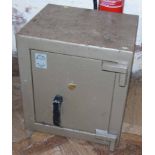 Dudley steel safe 49 x 41 x 55cm complete with key Condition reports are not available for our