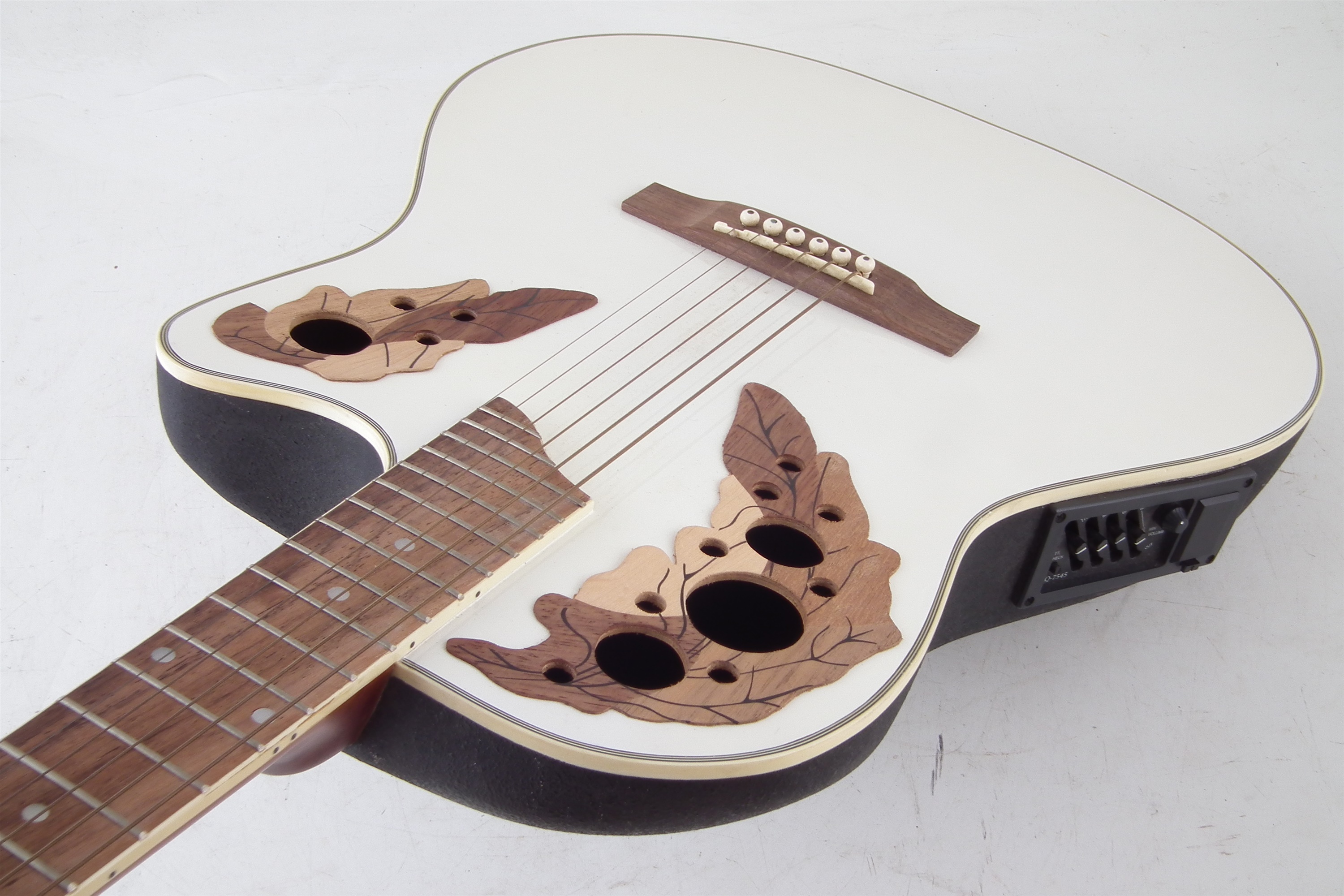 Harper Ovation style steel string guitar - Image 2 of 7