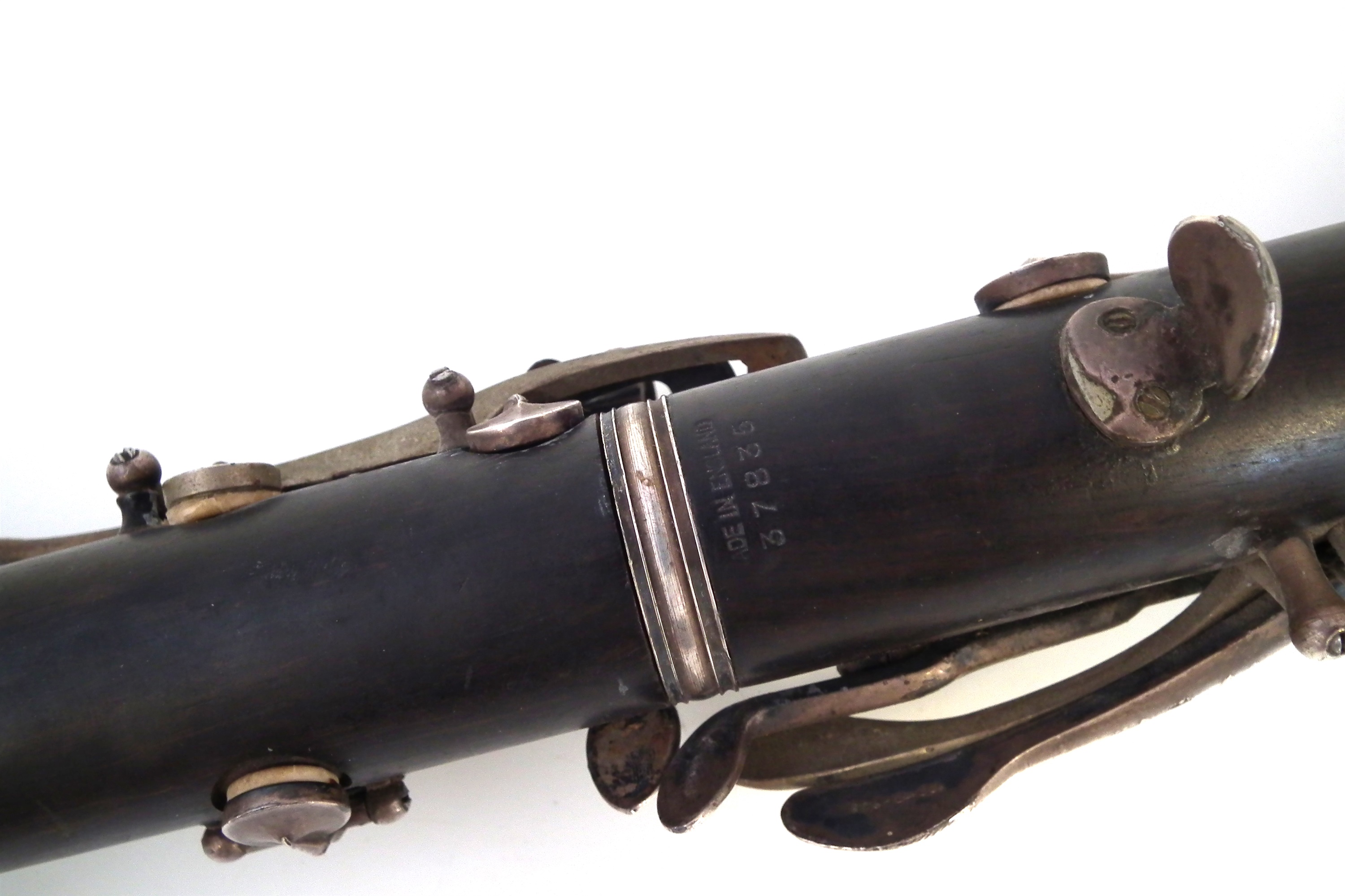 J.R. Lafleur and Sons blackwood Clarinet, number 37835, 67cm long - Image 6 of 7