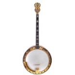 Vega III / Vegavox tenor four string banjo,