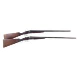 Moore and Grey 12 bore side by side double barrel shotgun, boxlock non ejector, 30" barrels,