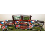 Six boxed Solido buses, Renault TN 6C(3), London double decker (3) and exclusive first editions