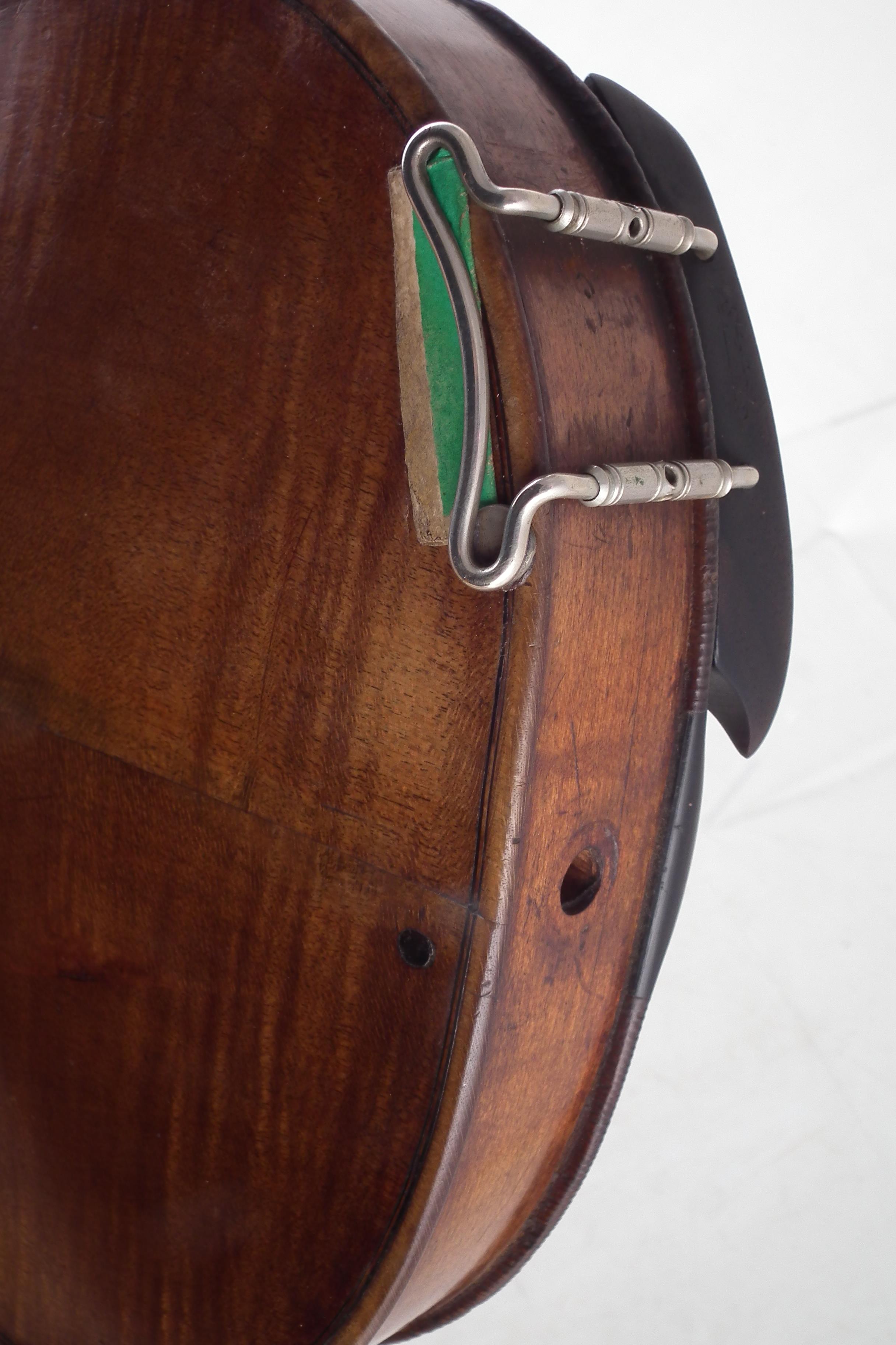 German violin with three bows and a case - Image 2 of 20