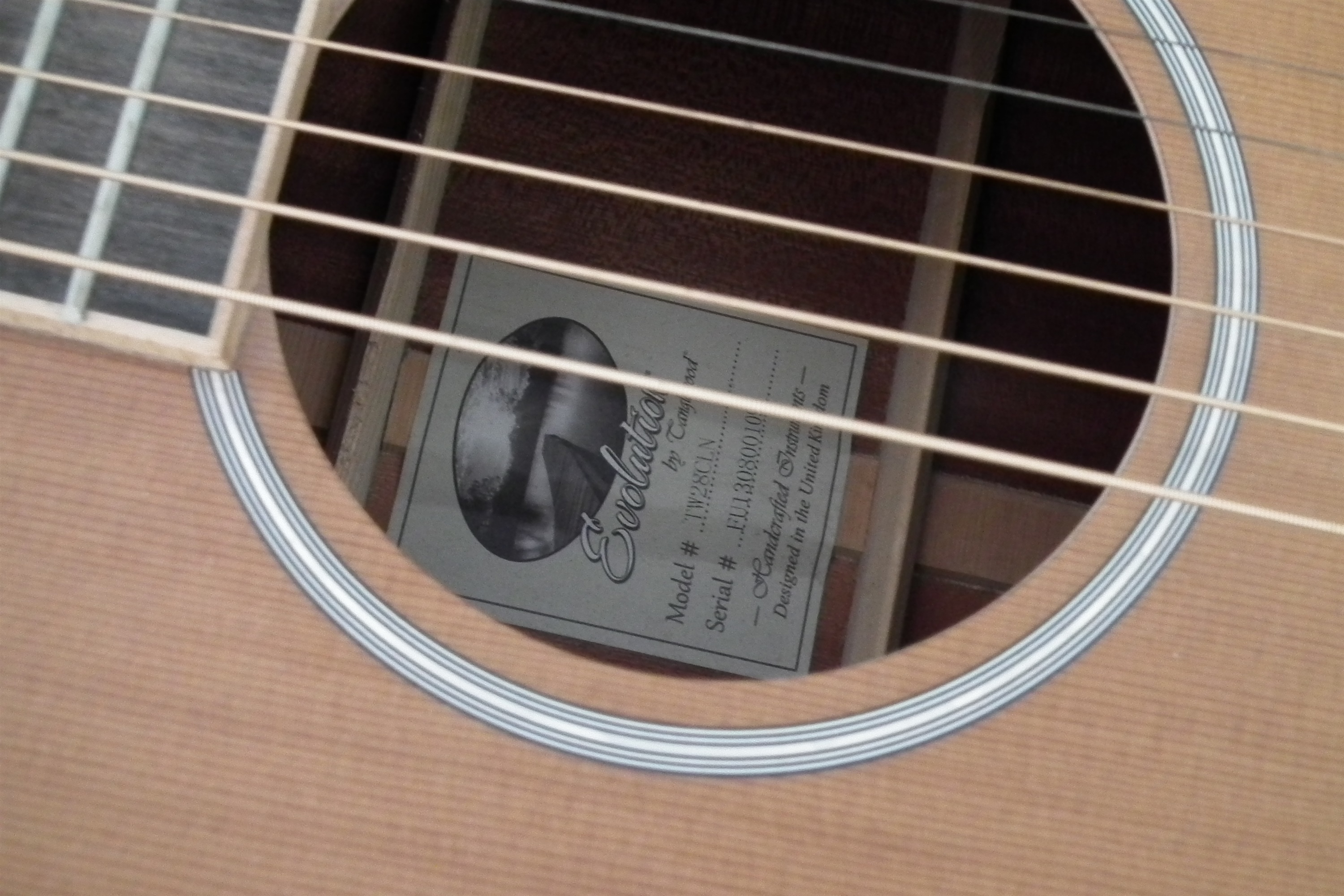 Tanglewood steel string acoustic guitar - Image 4 of 6