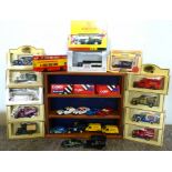 Nine Lledo vans, three small Corgi vans, Corgi P.M.T. bus and mixed other Die-cast. Condition