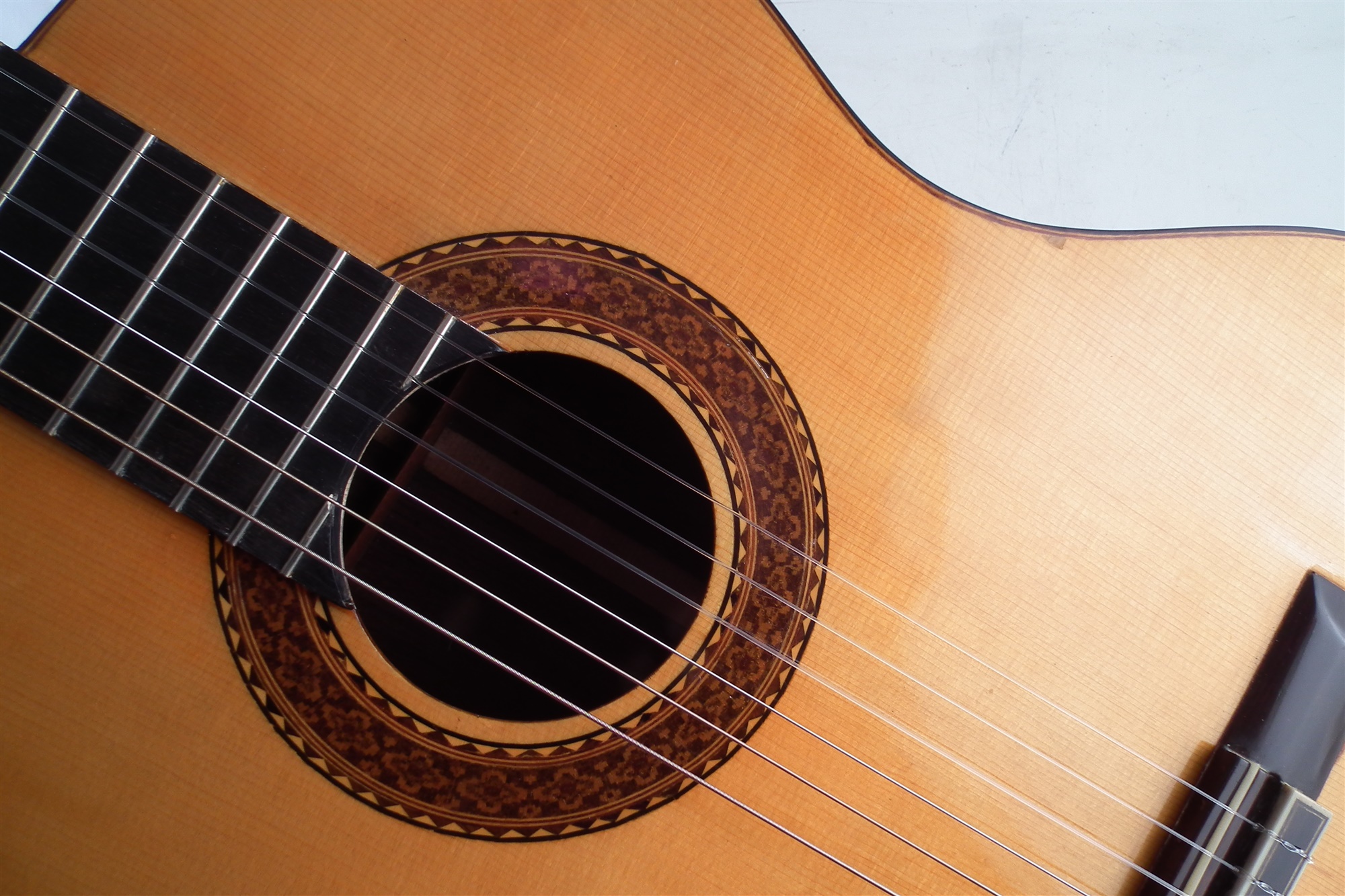 Classical guitar by John Brayford, with hard case - Image 9 of 10