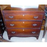 Late 19th century mahogany chest of drawers Condition reports are not available for our Interiors