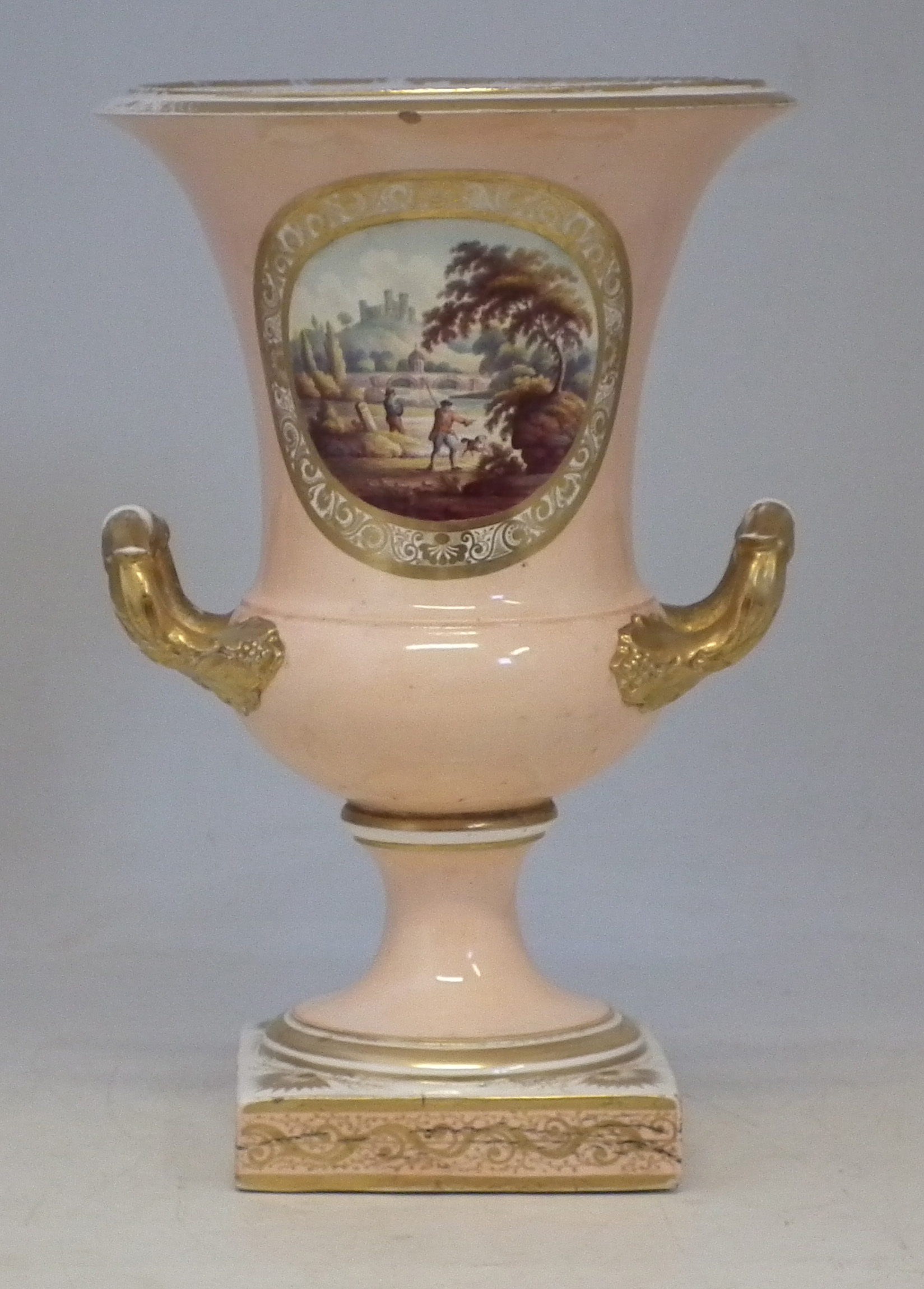 Large Derby vase circa 1820 - Image 9 of 9