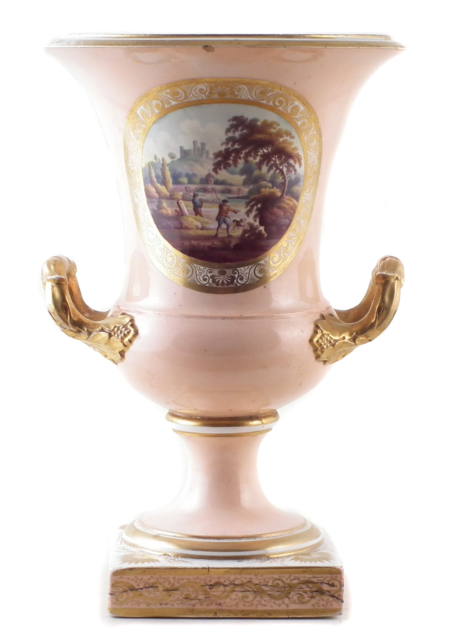 Large Derby vase circa 1820