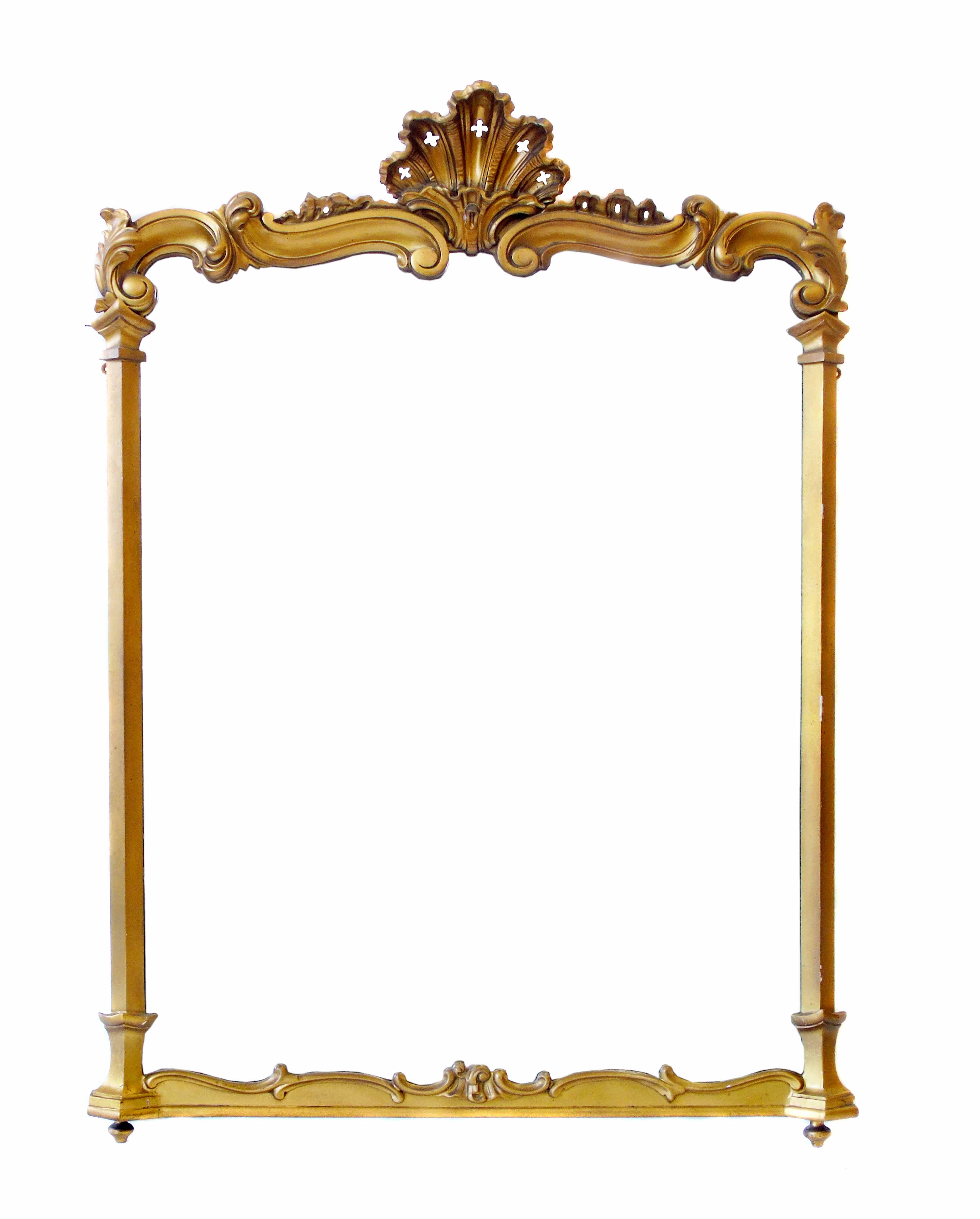 Victorian over-mantel mirror.