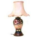 Moorcroft lamp and shade Condition reports are not available for Interiors sales.