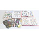 Stamp collection in three stockbooks, much GB mint decimal, plus several presentation packs and a
