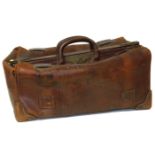 Leather Gladstone bag. Condition reports are not available for Interiors sales.