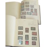 British Commonwealth stamp collection in two albums, interest in Australia, New Zealand, India and